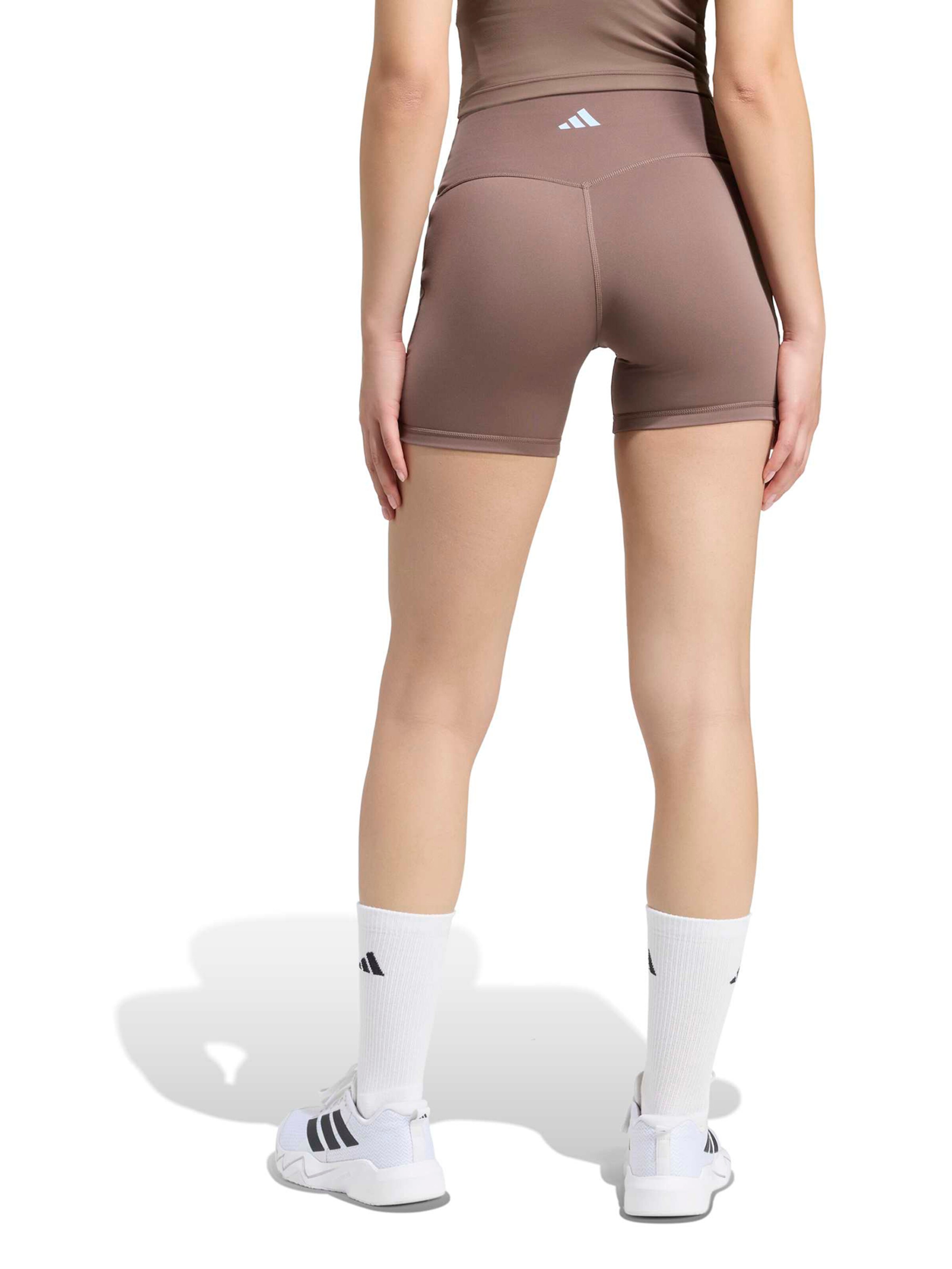 ADIDAS PERFORMANCE Skinny Sportbroek 'MOTION' in Bruin