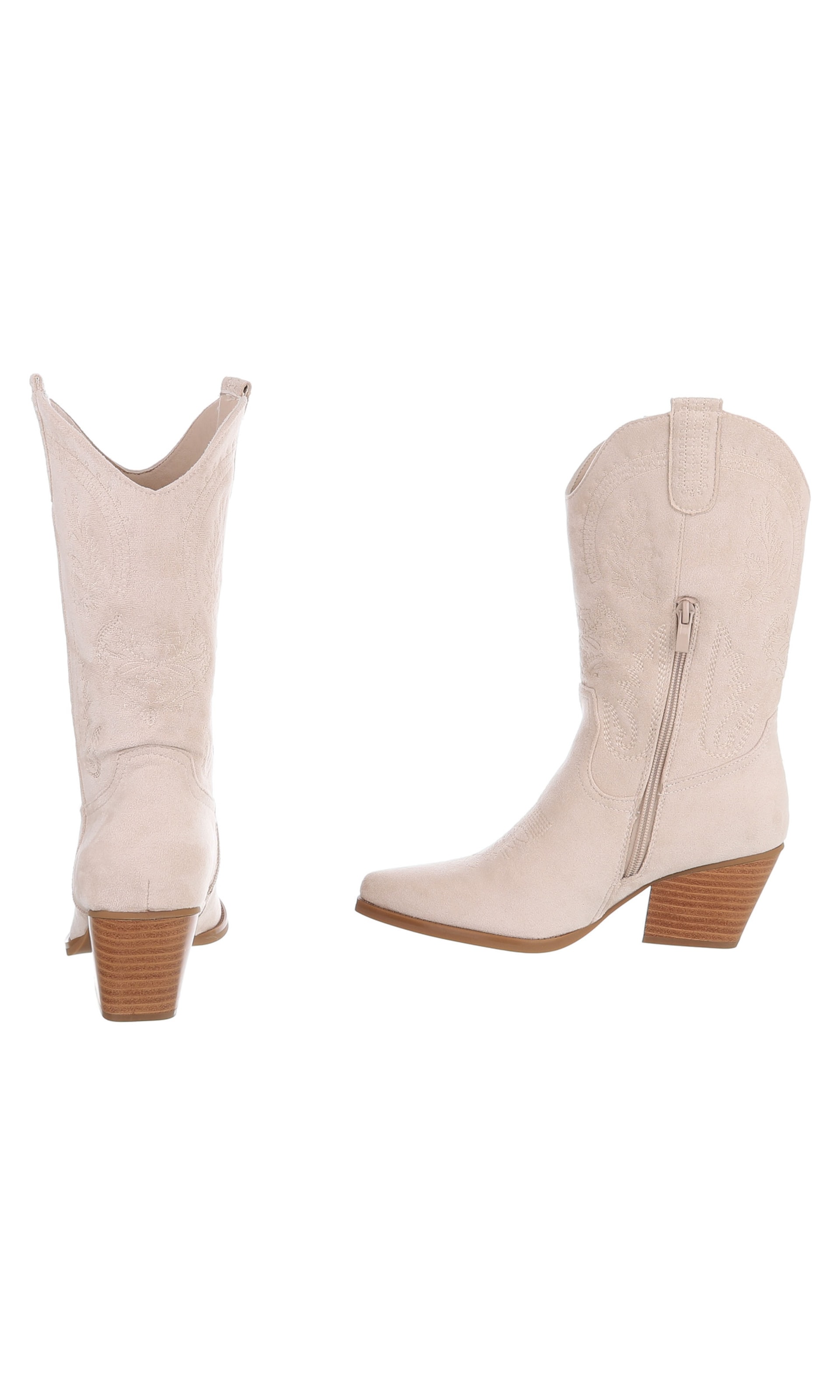 Ital-Design Stiefelette in Beige