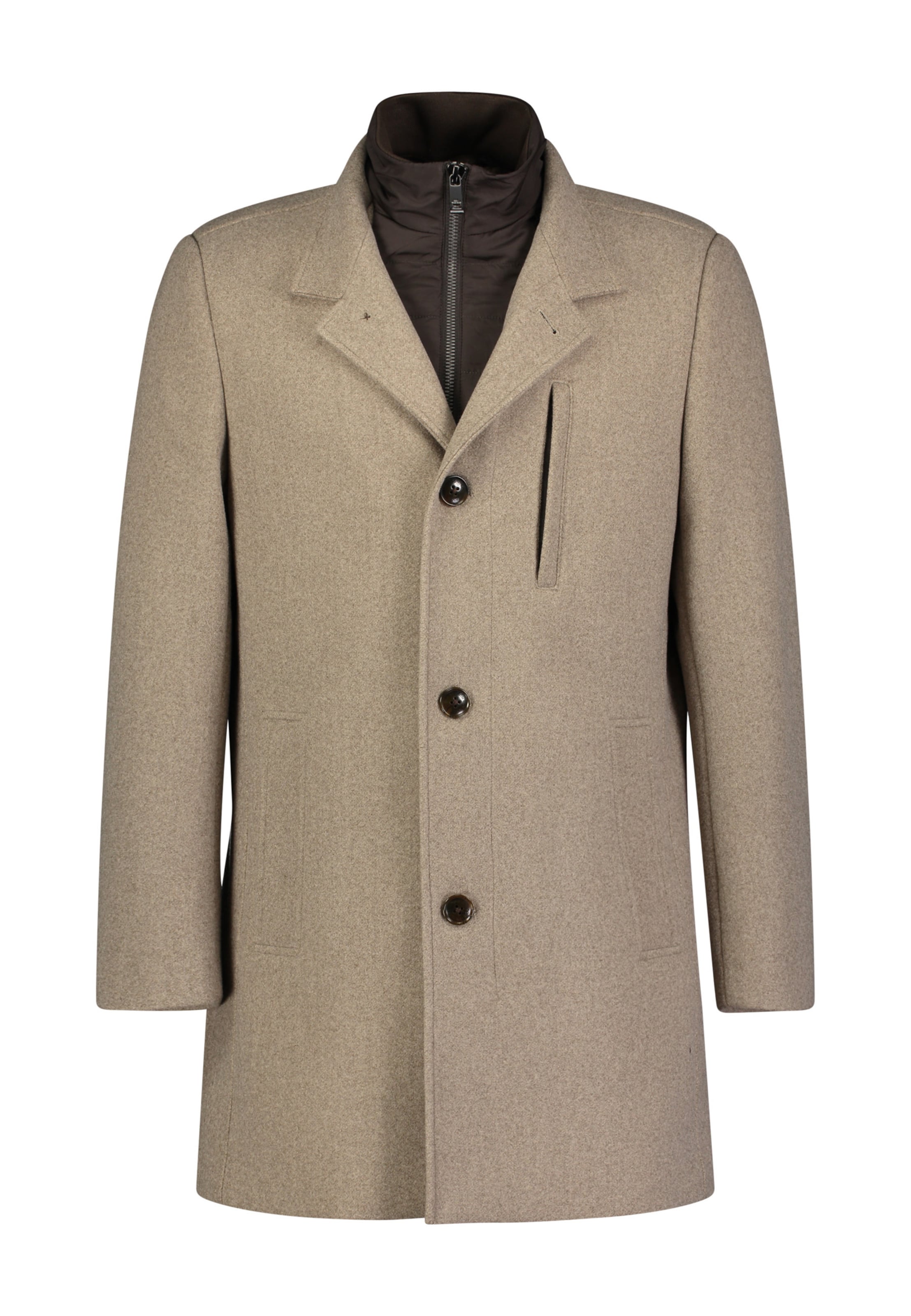 Manteau d’hiver ROY ROBSON en beige : devant
