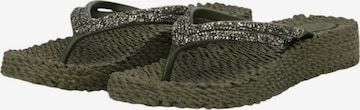 ILSE JACOBSEN Teenslipper 'Cheerful08M' in Groen: voorkant