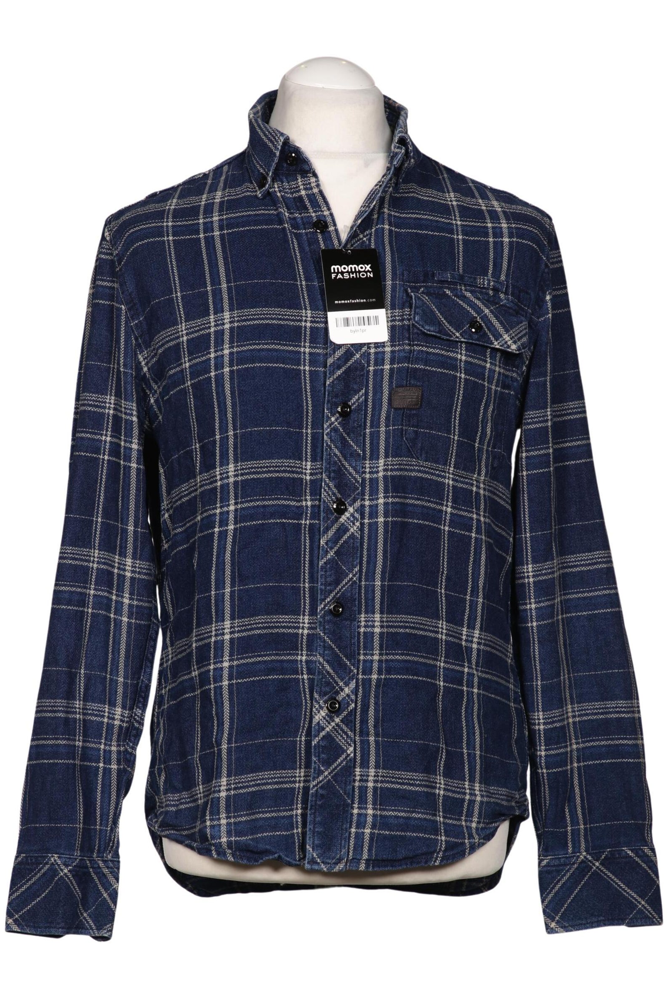 G-STAR Button Up Shirt in M in Blue: front