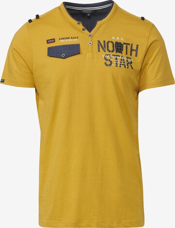 KOROSHI Shirt in Yellow: front