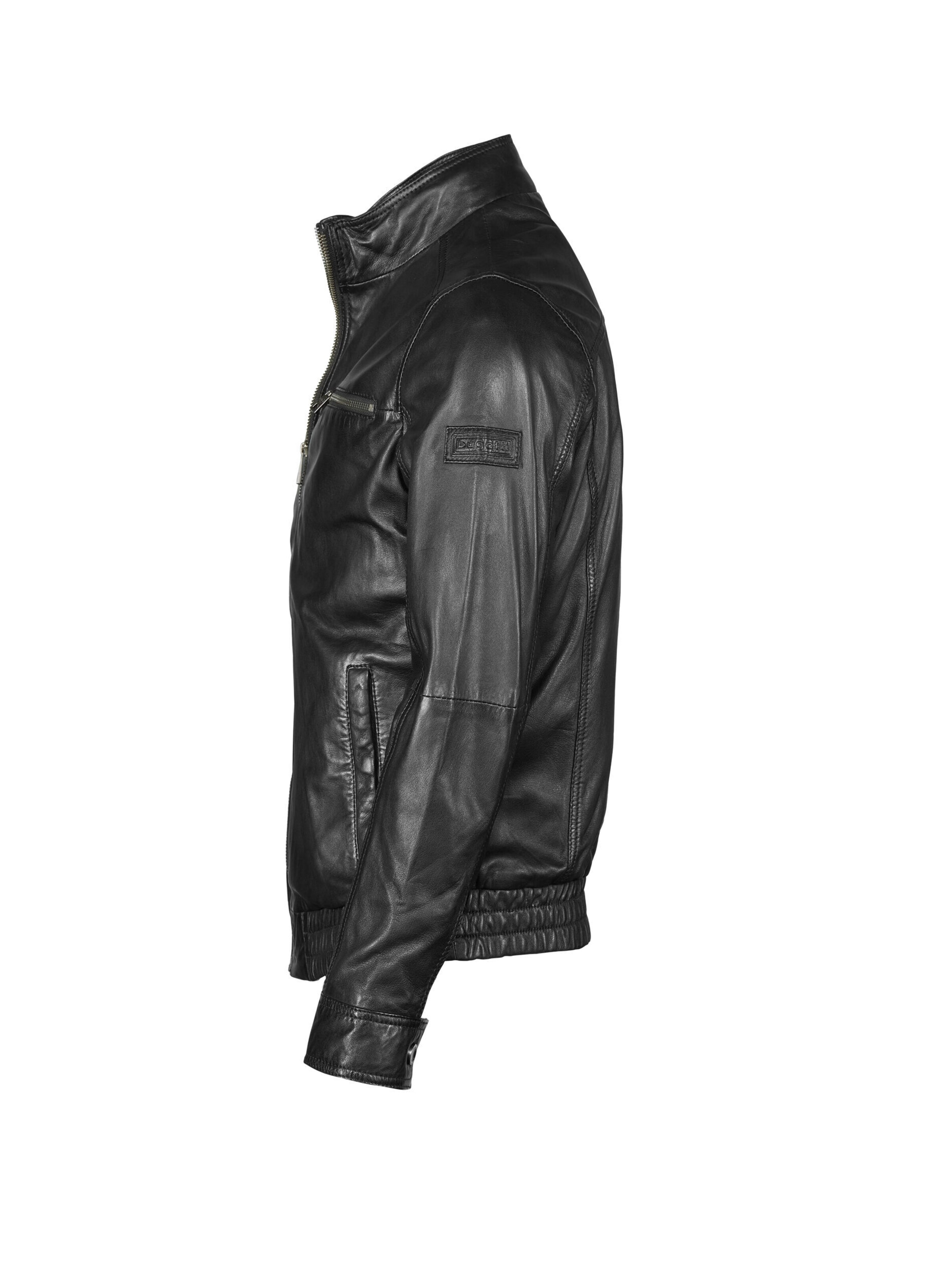 bugatti Lederjacke 'BUSascha' in Schwarz