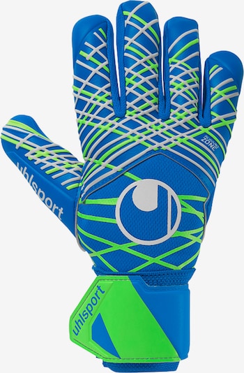 UHLSPORT Sporthandschuhe in türkis / hellgrau / grasgrün, Produktansicht