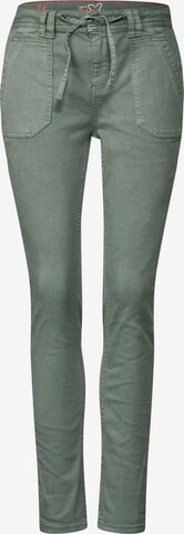 STREET ONE Slim fit Jeans 'Bonny' in Green: front