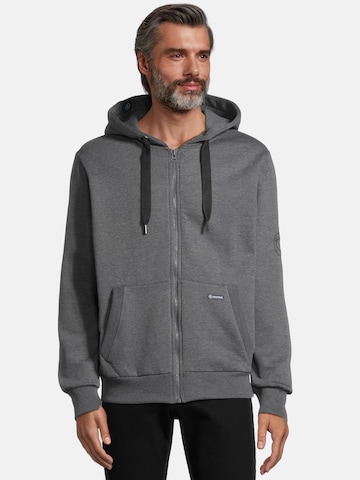 Veste de survêtement 'BREKER' salzhaut en gris : devant