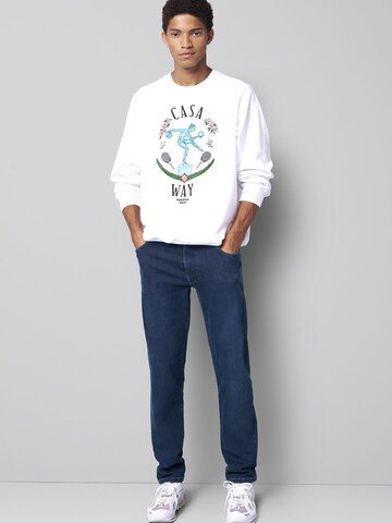 MEYER Regular M5 Five Pocket Denim in Blau