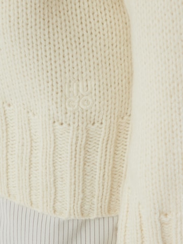 HUGO - Jersey 'Siolino' en blanco