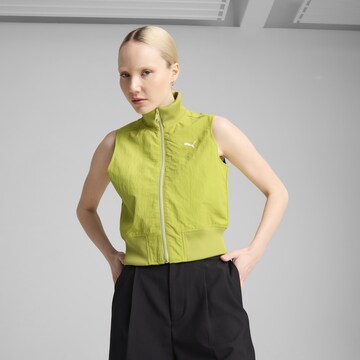 PUMA Sports vest 'Dare To' in Green: front