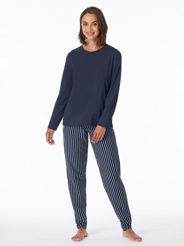 SCHIESSER Pyjama ' UNCOVER Nightwear ' in Blau: predná strana