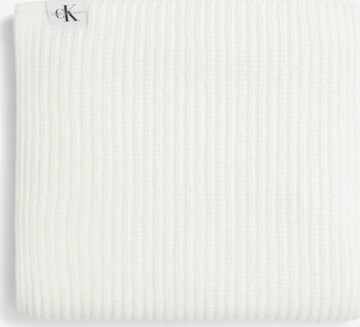 Calvin Klein Jeans Scarf in White: front