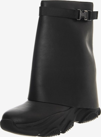 Stivale 'Payout Black Action Lea' di STEVE MADDEN in nero: frontale