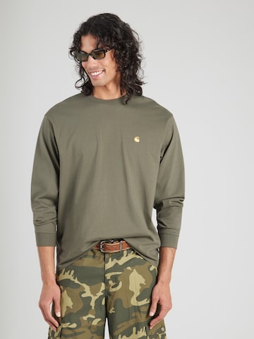 Carhartt WIP T-shirt 'Chase' i grön: framsida