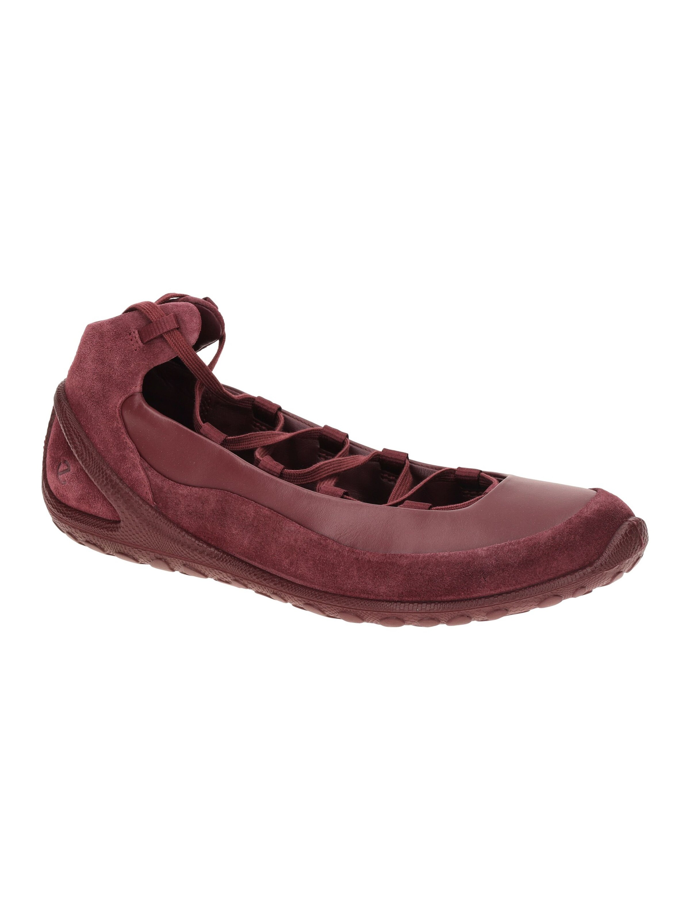 ECCO Ballet Flats 'Biom' in Red: front