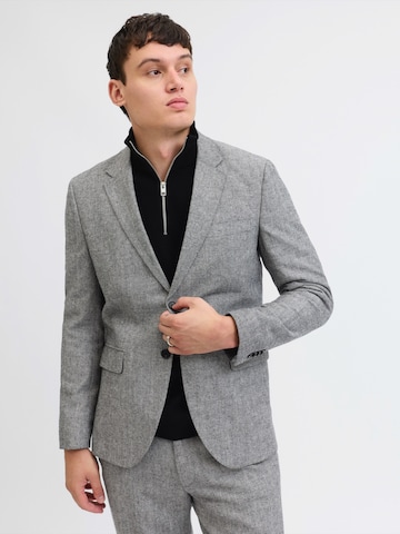 JACK & JONES Slim fit Colbert 'JPRMartin' in Grijs: voorkant