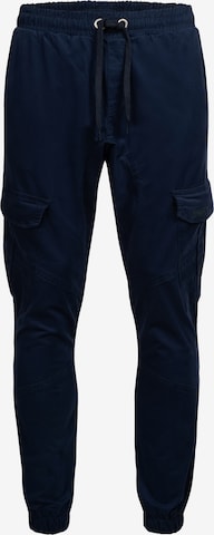 Pantalon cargo 'ASComfi' Alessandro Salvarini en bleu : devant