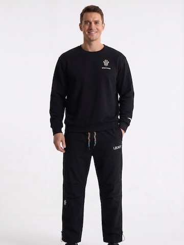 ANTA Regular Sports trousers 'Anta KAI Pants' in Black: front