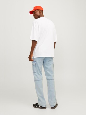 JACK & JONES Свободный крой Джинсы-карго 'JJIEddie Wade' в Синий