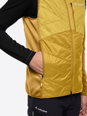 VAUDE Sports vest 'Sesvenna' in Yellow
