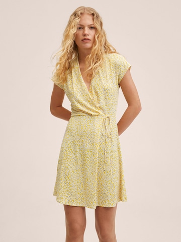 Robe 'GALI' MANGO en jaune : devant