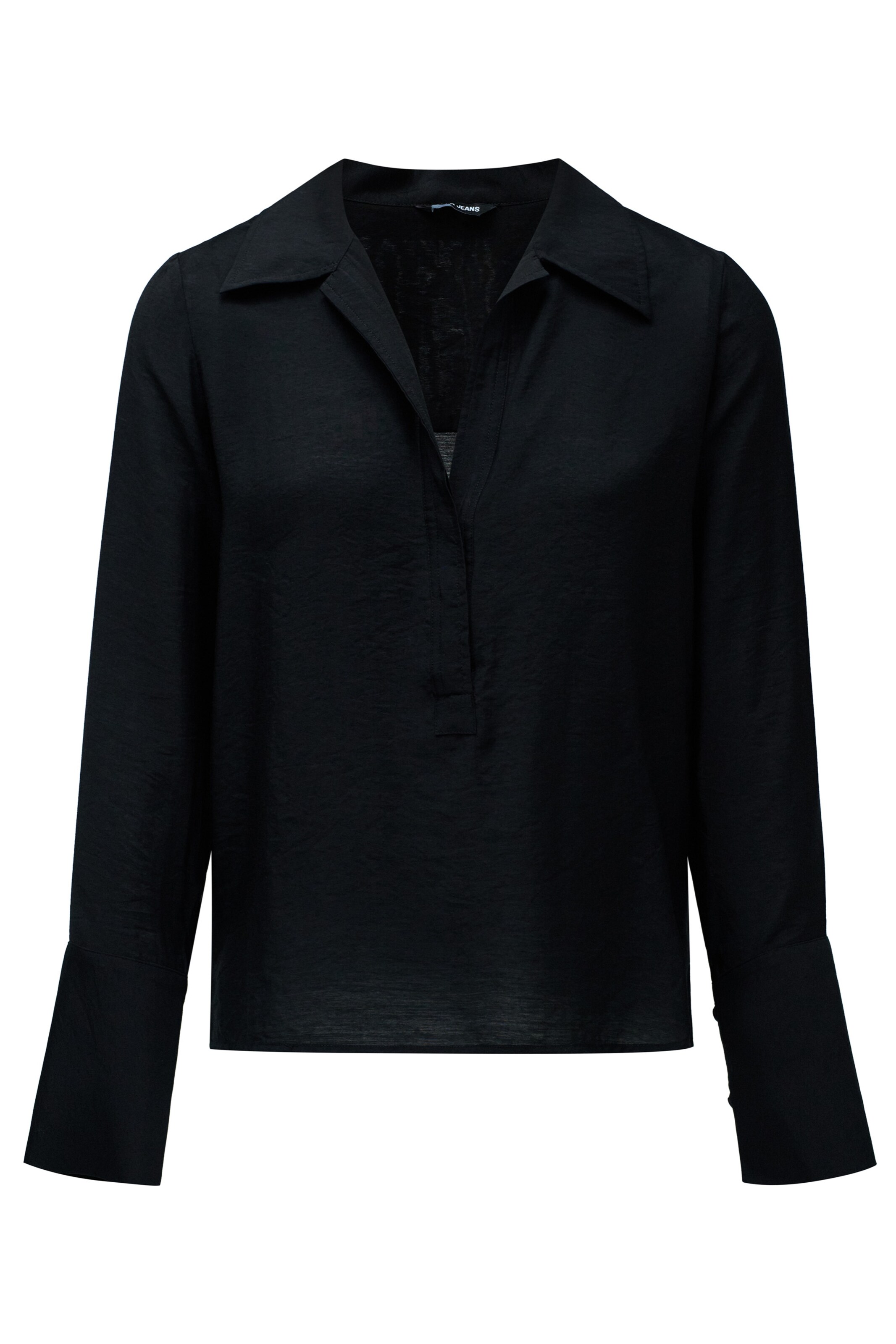 Salsa Jeans Blouse in Zwart: voorkant