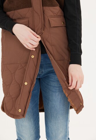 Weather Report Sports Vest 'Hollie' in Brown