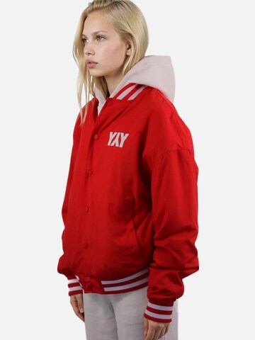 HEFTYKA Übergangsjacke 'COLLEGE JACKET'‌‌‌ in Rot