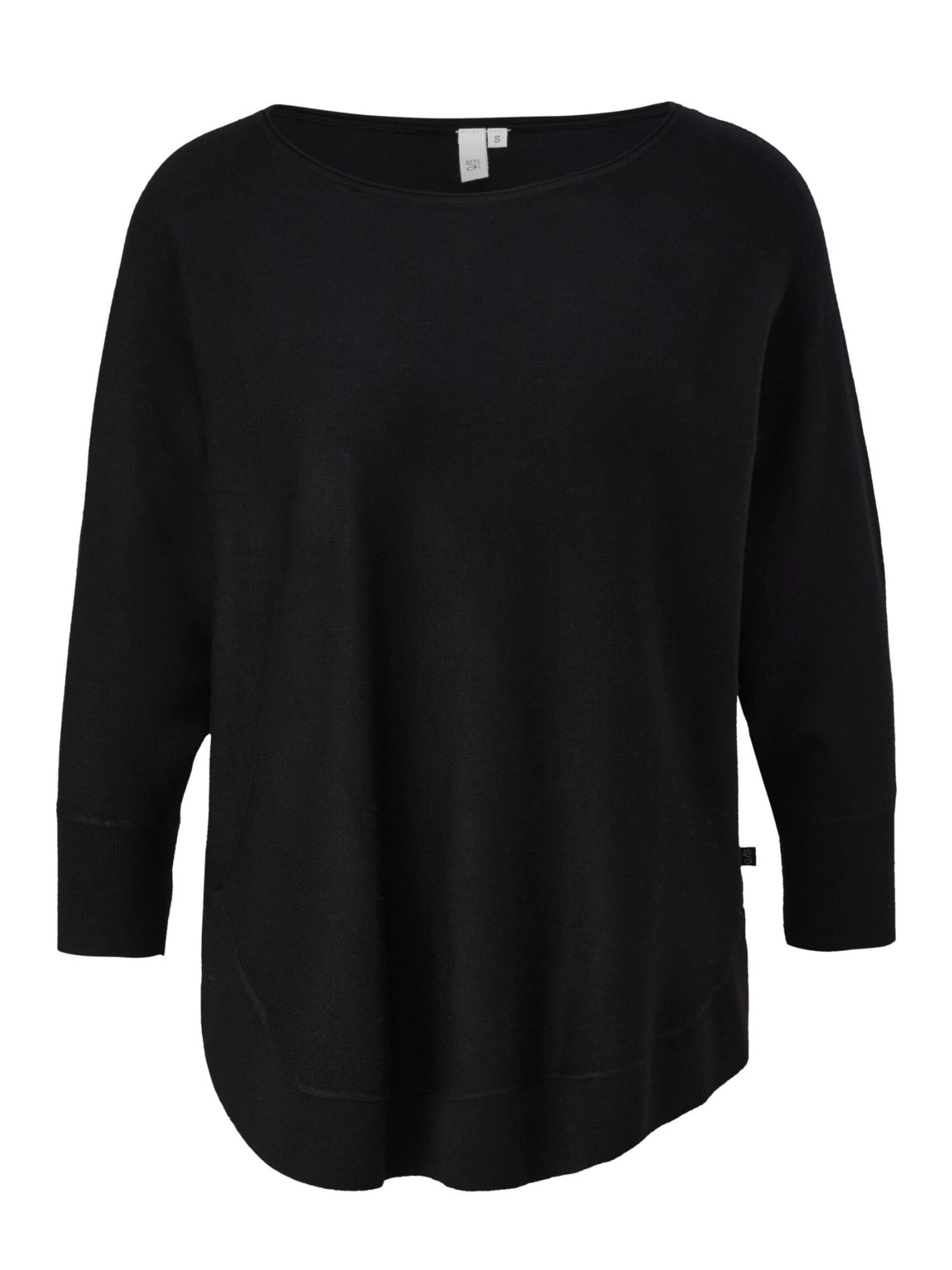 QS Sweater in Black: front