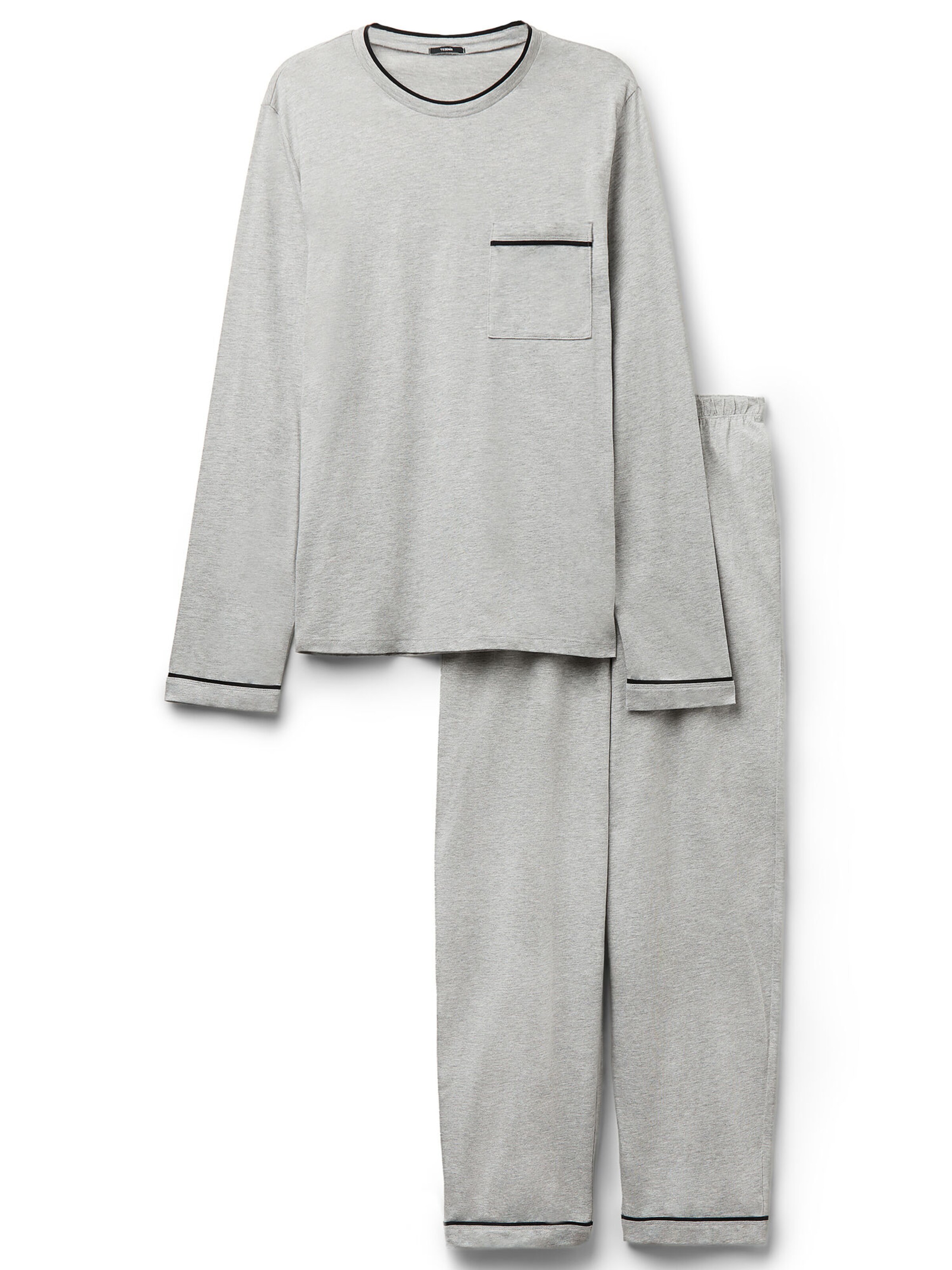 Tezenis Long Pajamas in Grey
