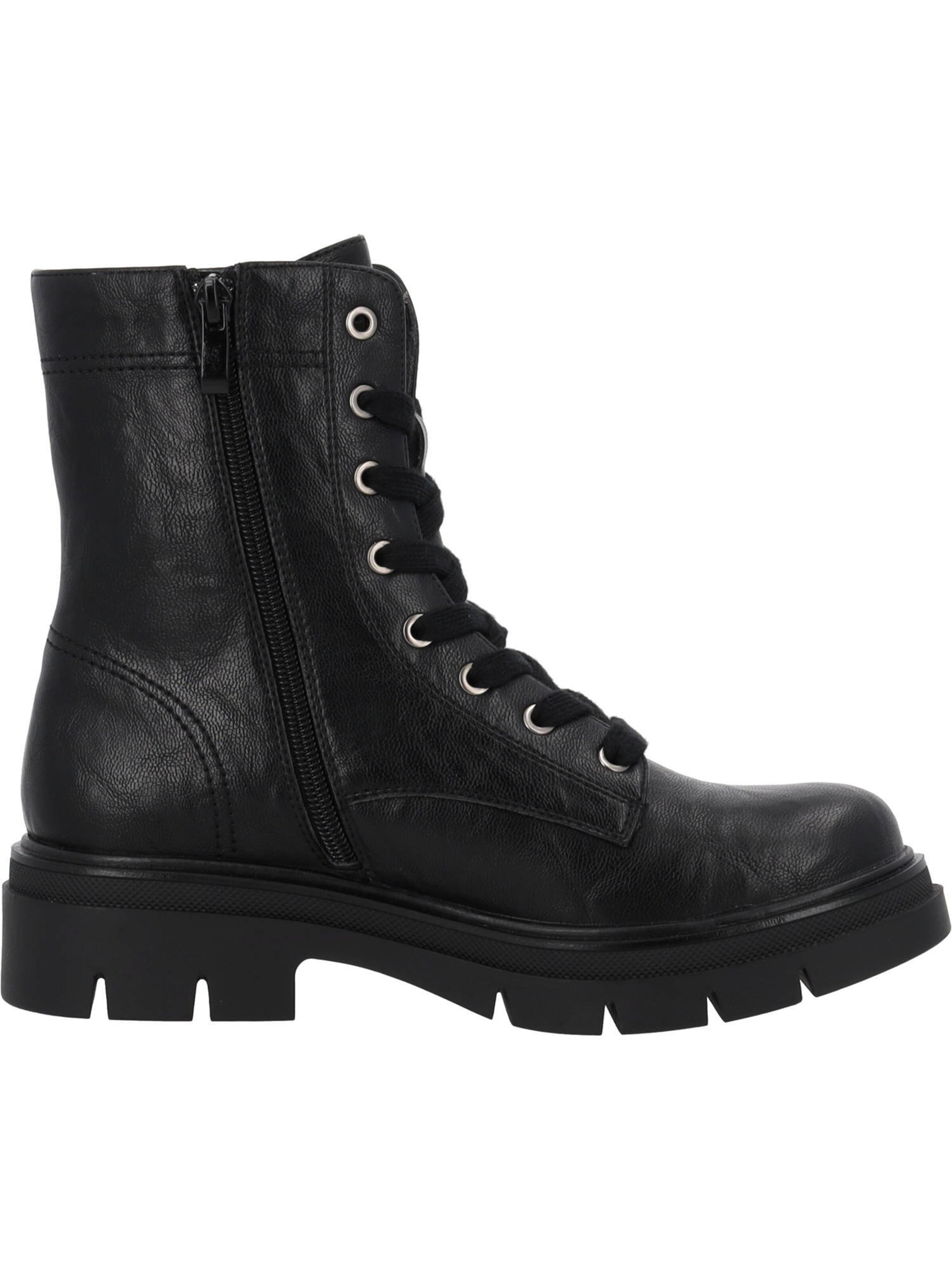 Bottines à lacets 'Drias' Palado en noir