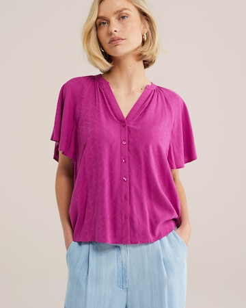 WE Fashion Bluse in Pink: Vorderseite