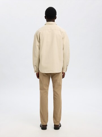 SELECTED Regular fit Ing 'SLHTRAVIS' - bézs