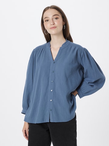 TOM TAILOR Blouse in Blue: front