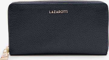 Lazarotti Wallet in Blue: front