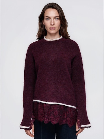 raudona Ombre Megztinis
