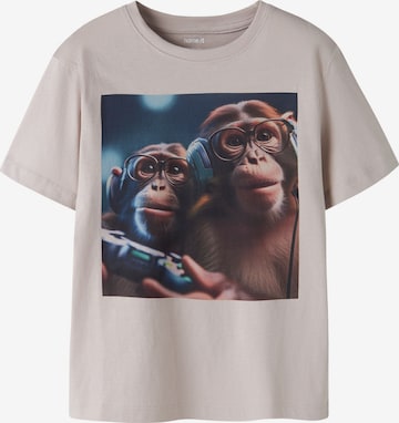 NAME IT Shirt 'NKMVoto' in Grey: front
