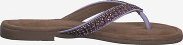 MARCO TOZZI T-Bar Sandals in Purple