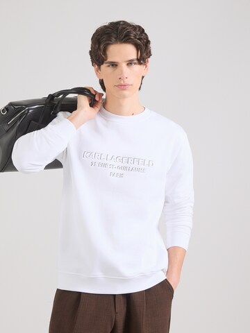 Karl Lagerfeld - Sweatshirt em branco: frente