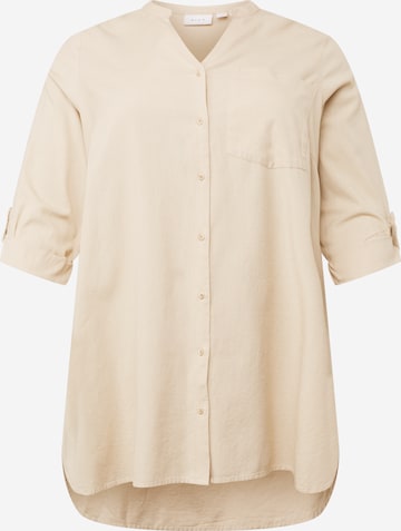 EVOKED Blouse in Beige: front