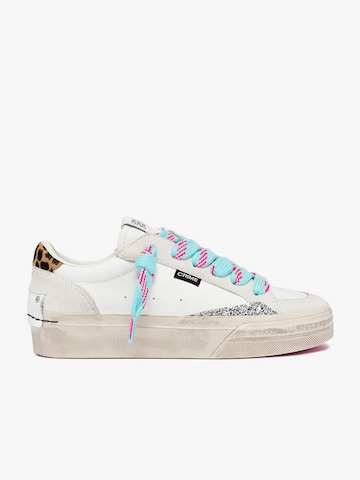 Crime London - Sapatilhas baixas em branco: frente