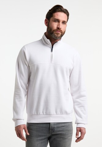 DreiMaster Maritim Sweatshirt in Weiß: Vorderseite