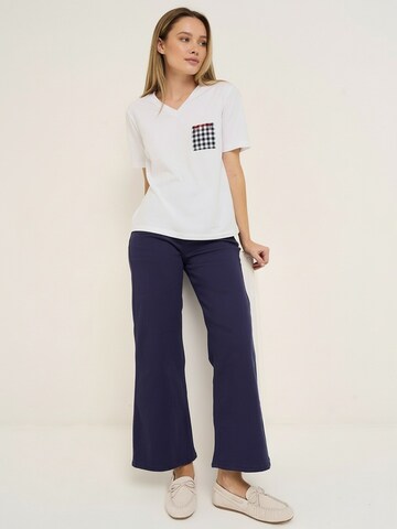 T-shirt 'Suemi' Camomilla Italia en blanc