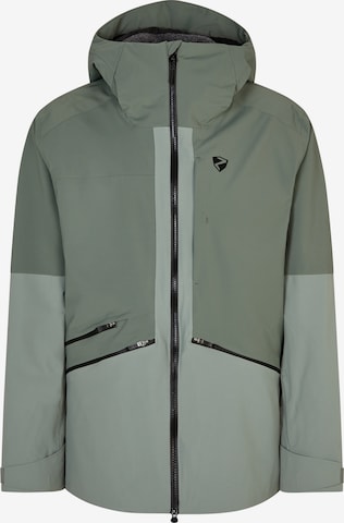 ZIENER Athletic Jacket 'TAHAN' in Grey: front