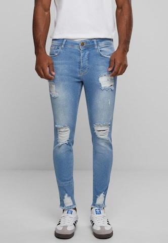 2Y Premium Skinny Jeans in Blauw