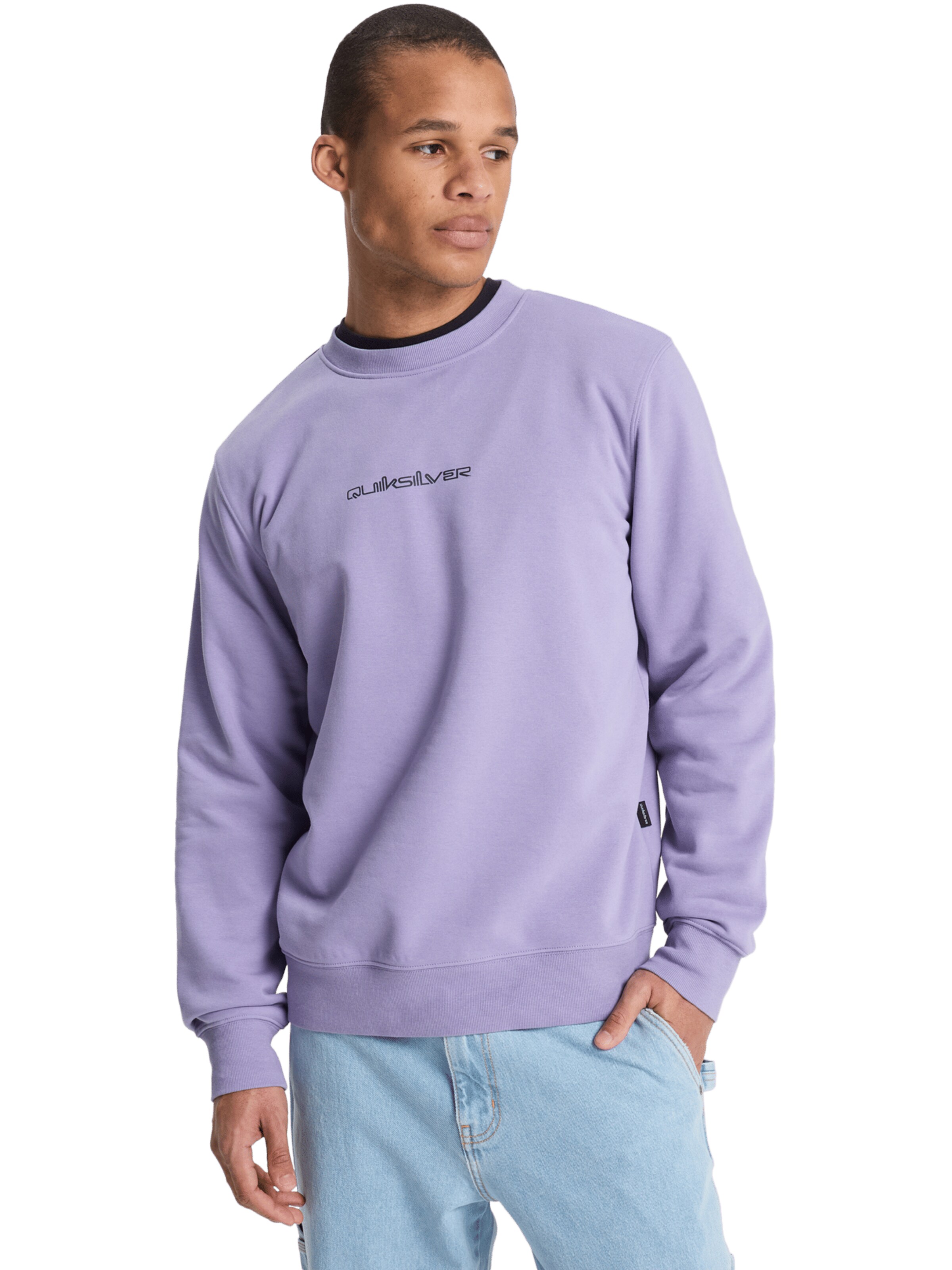 QUIKSILVER Sweatshirt 'Graphic' in Lila: Vorderseite