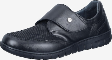 Comfortabel Slipper in Schwarz: Vorderseite
