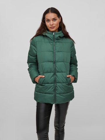 VILA Zimska jakna 'Tate' | zelena barva: sprednja stran