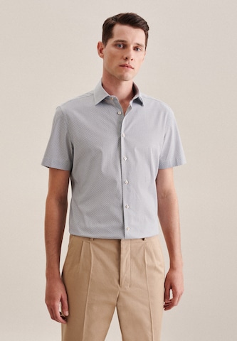 SEIDENSTICKER Slim fit Business Shirt 'SMART ESSENTIALS' in Blue: front