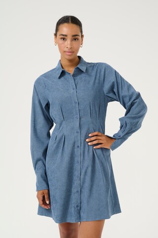 Kaffe Blusenkleid 'Hermine' in Blau: Vorderseite