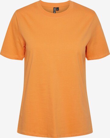 PIECES Shirt 'RIA' in Orange: front